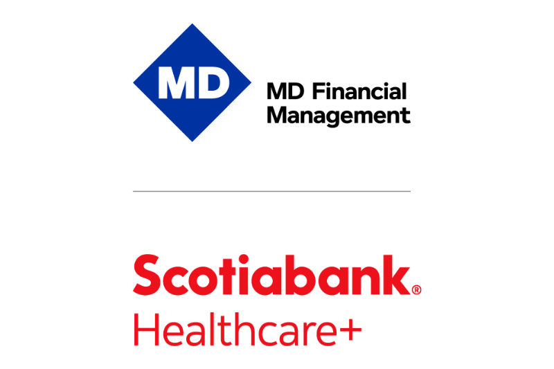 MD Financial Management and Scotiabank logo